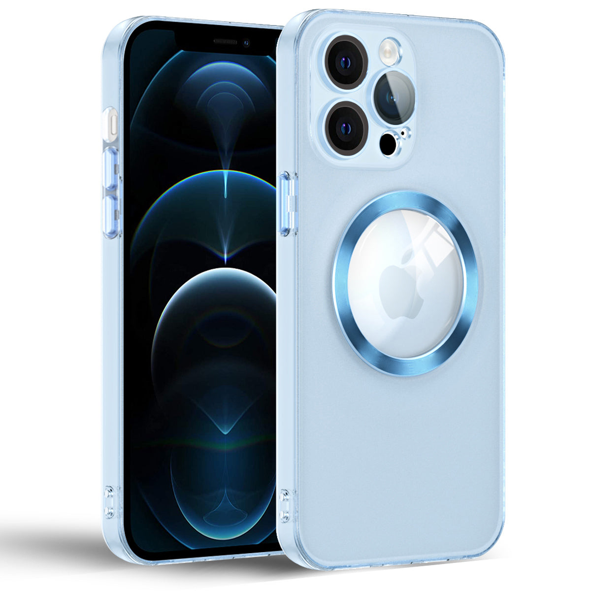 For iPhone 12 Pro 6.1 inch PU Leather Coated TPU Phone Case CD Veins Magnetic Cover with Glass Lens Film For iPhone 12 Pro 6.1 inch PU Leather Coated TPU Phone Case CD Veins Magnetic Cover with Glass Lens Film